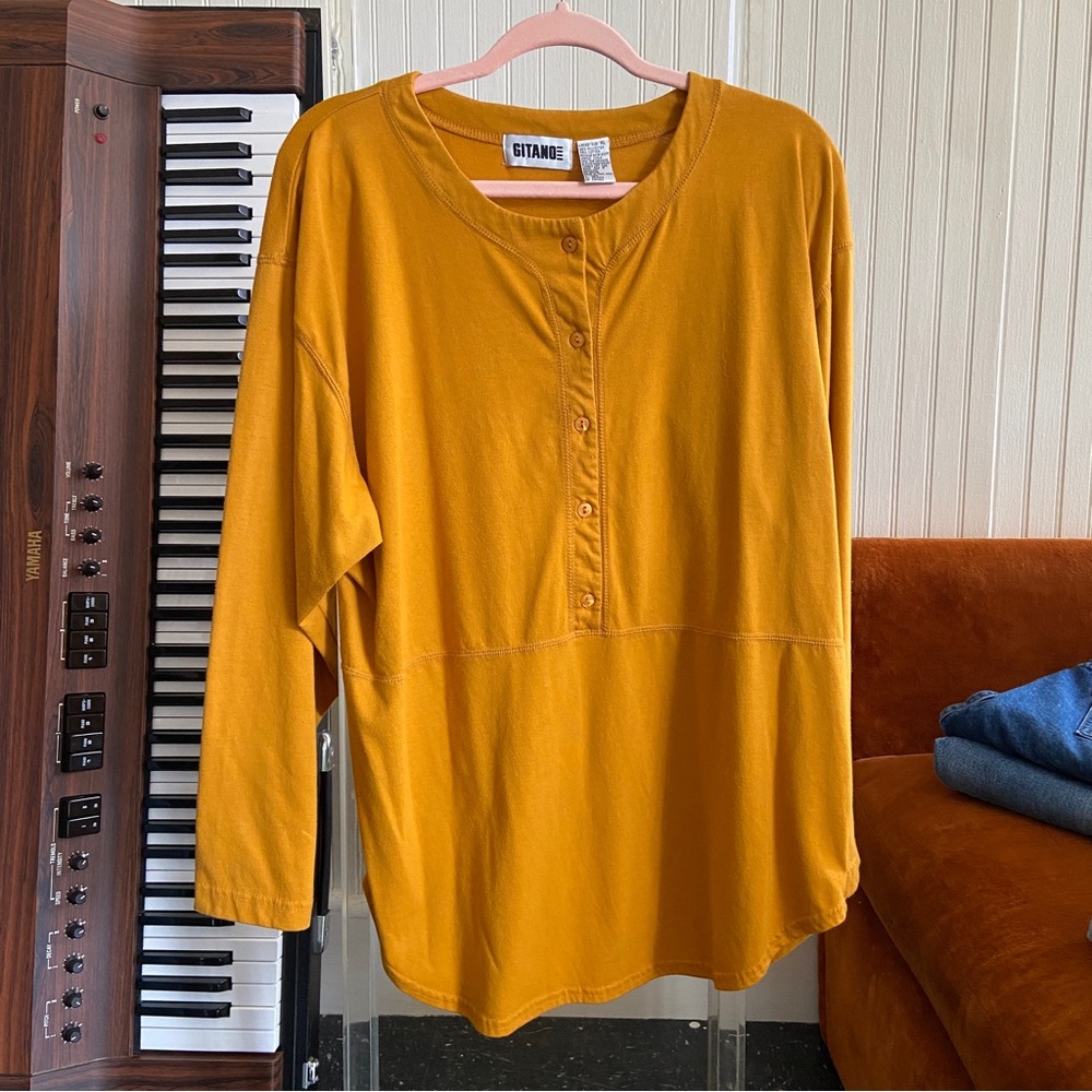 yellow gold gitano tunic tee